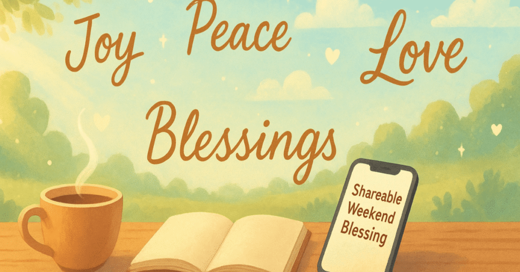 Shareable Weekend Blessings